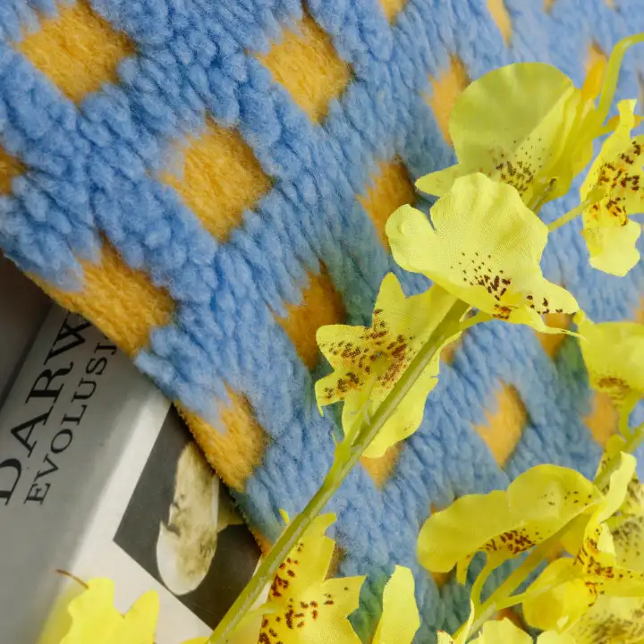 China Fabric for Crop Top Jacquard Knit Fabric Polyester Colorful color buy from China wholesaler bulk order at wholesale price free worldwide shipping Alibaba