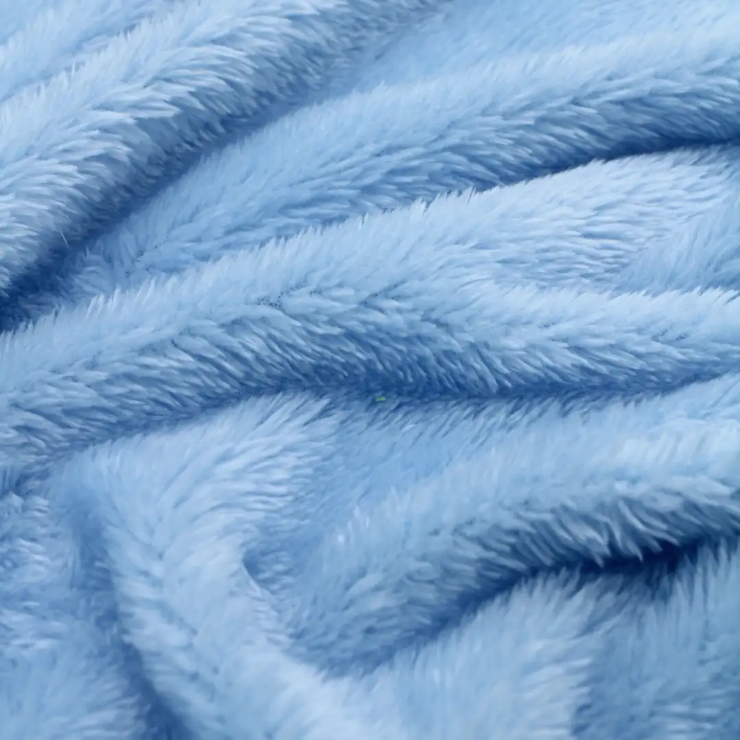 China Fabric for Crop Top,Loungewear Fleece Knit Fabric Polyester blue color buy from China wholesaler bulk order at wholesale price free worldwide shipping Alibaba