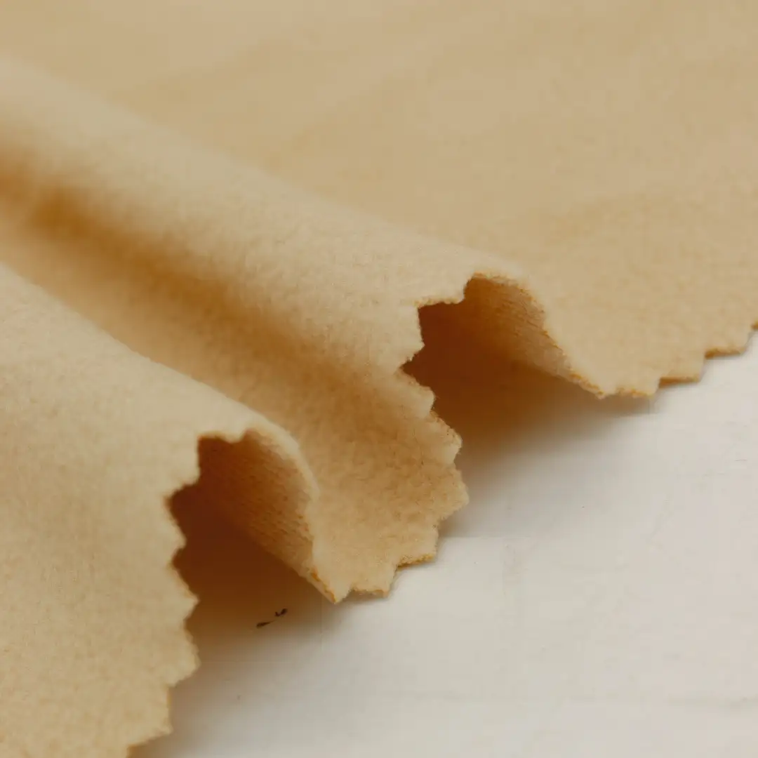 China Fabric for Jackets Polar Fleece Knit Fabric Polyester yellow color buy from China wholesaler bulk order at wholesale price free worldwide shipping Alibaba