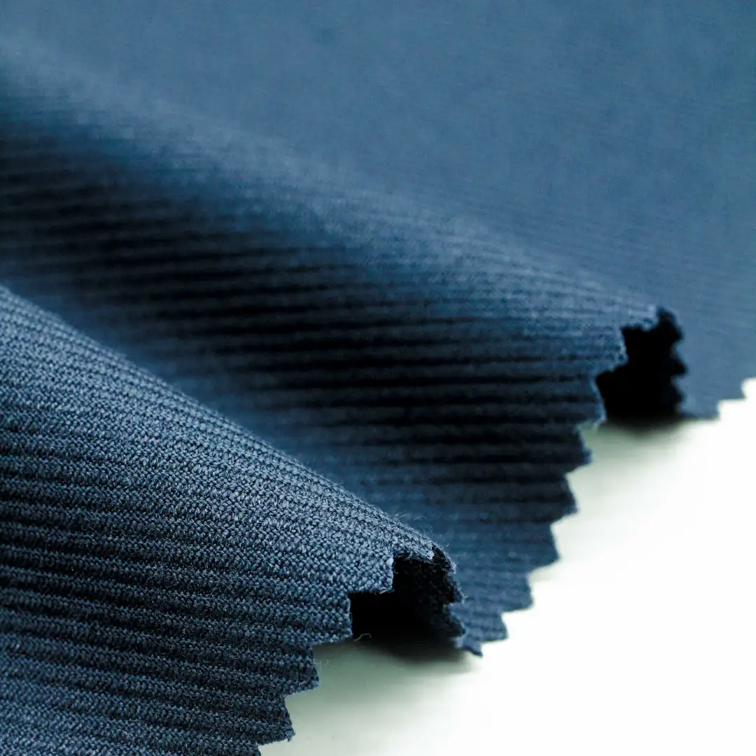 China Fabric for Blazer,Suit Cavalry Twill Woven Blended Fabric Polyester Rayon Spandex Dark blue color buy from China wholesaler bulk order at wholesale price free worldwide shipping Alibaba