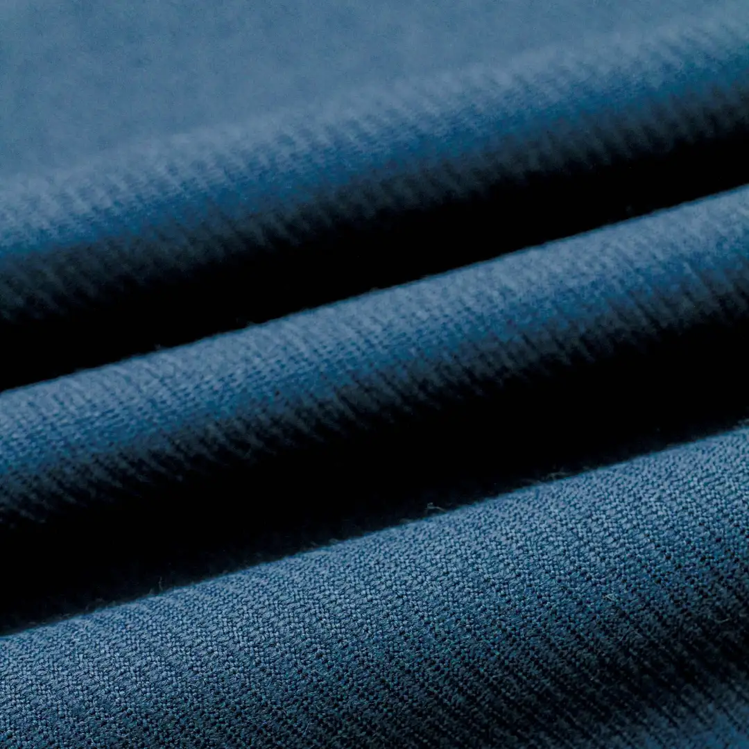 China Fabric for Blazer,Suit Cavalry Twill Woven Blended Fabric Polyester Rayon Spandex Dark blue color buy from China wholesaler bulk order at wholesale price free worldwide shipping Alibaba