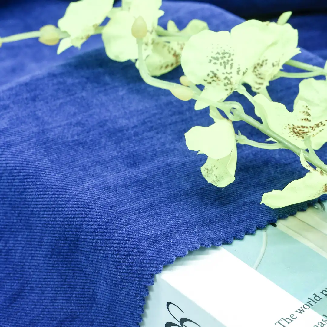 China Fabric for Blazer Twill Synthetic Woven Fabric Polyester Spandex blue color buy from China wholesaler bulk order at wholesale price free worldwide shipping Alibaba