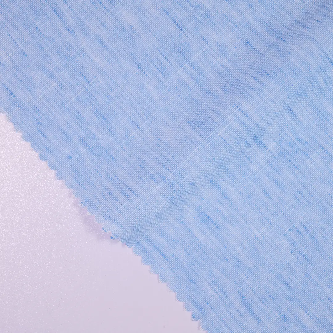 China Fabric for Blouse,Shirt Long Sleeve Button ,Over Shirt Slub Fabric Synthetic Woven Fabric Polyester blue color buy from China wholesaler bulk order at wholesale price free worldwide shipping Alibaba