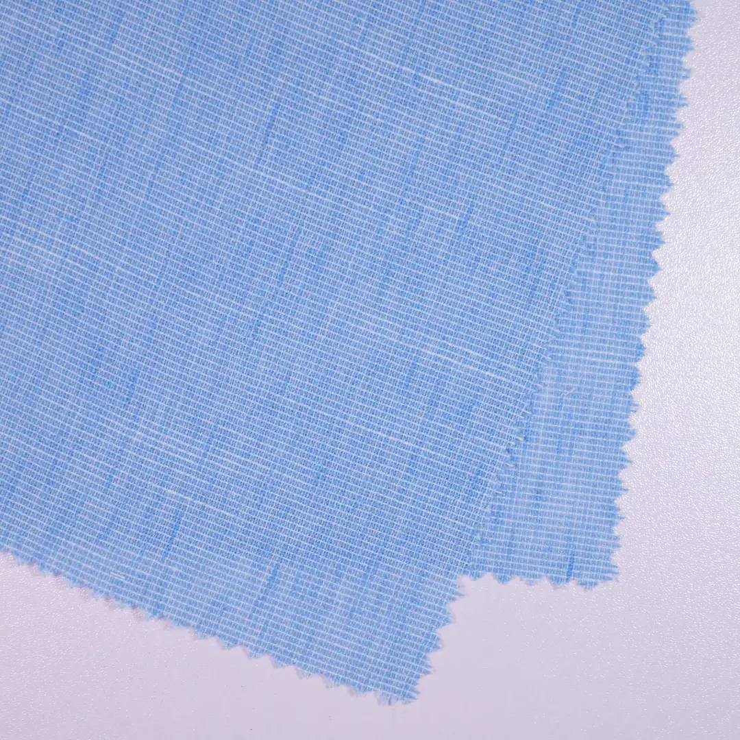 China Fabric for Blouse,Skirt,Over Shirt Slub Fabric Synthetic Woven Fabric Polyester blue color buy from China wholesaler bulk order at wholesale price free worldwide shipping Alibaba