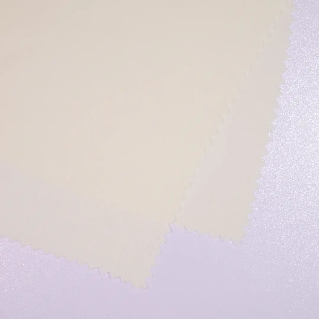 China Fabric for Blouse,Skirt,Over Shirt Polyester/Rayon Plain Woven Blended Fabric Polyester Rayon Beige color buy from China wholesaler bulk order at wholesale price free worldwide shipping Alibaba