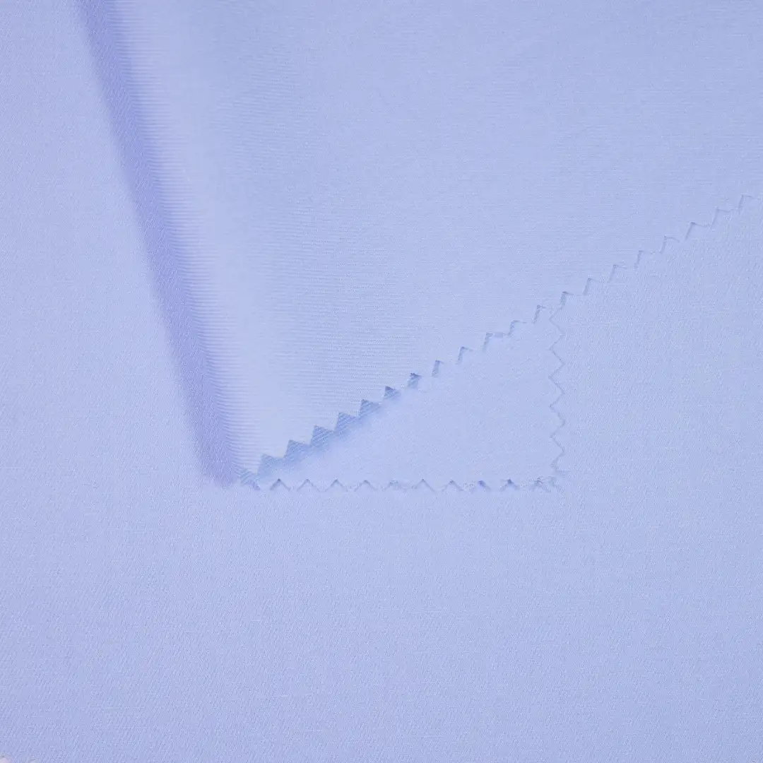 China Fabric for Blouse,Skirt,Over Shirt Cotton Plain Natural Woven Fabric Polyester Lotusfiber Lyocell blue color buy from China wholesaler bulk order at wholesale price free worldwide shipping Alibaba