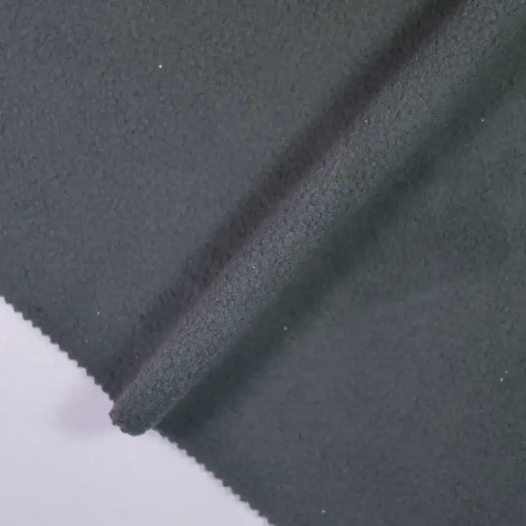 China Fabric for Jackets,Hoodie,Trench Coat,Hoodie  (Sweater) Polar Fleece Knit Fabric Polyester gray color buy from China wholesaler bulk order at wholesale price free worldwide shipping Alibaba