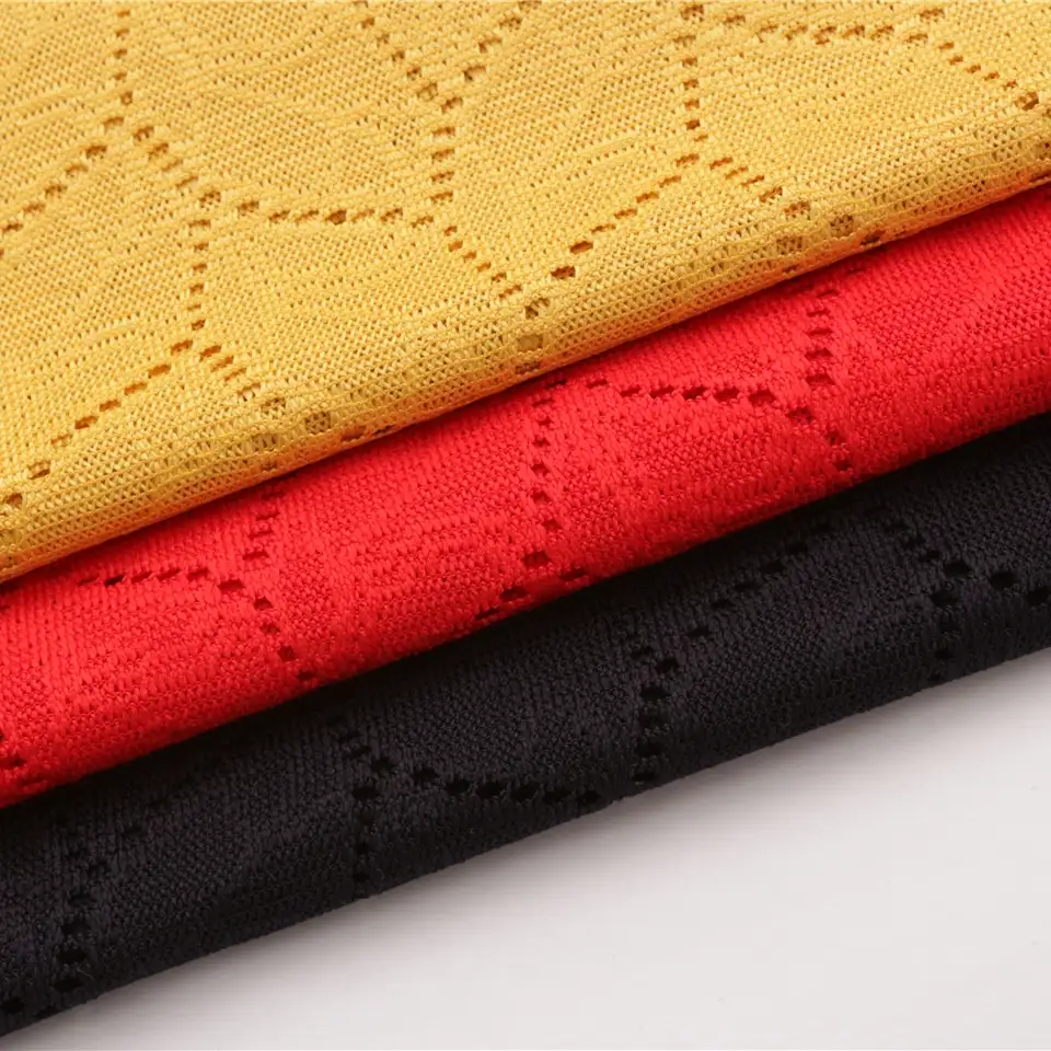 China Fabric for Blouse,Skirt Lace Knit Fabric Polyester red color buy from China wholesaler bulk order at wholesale price free worldwide shipping Alibaba