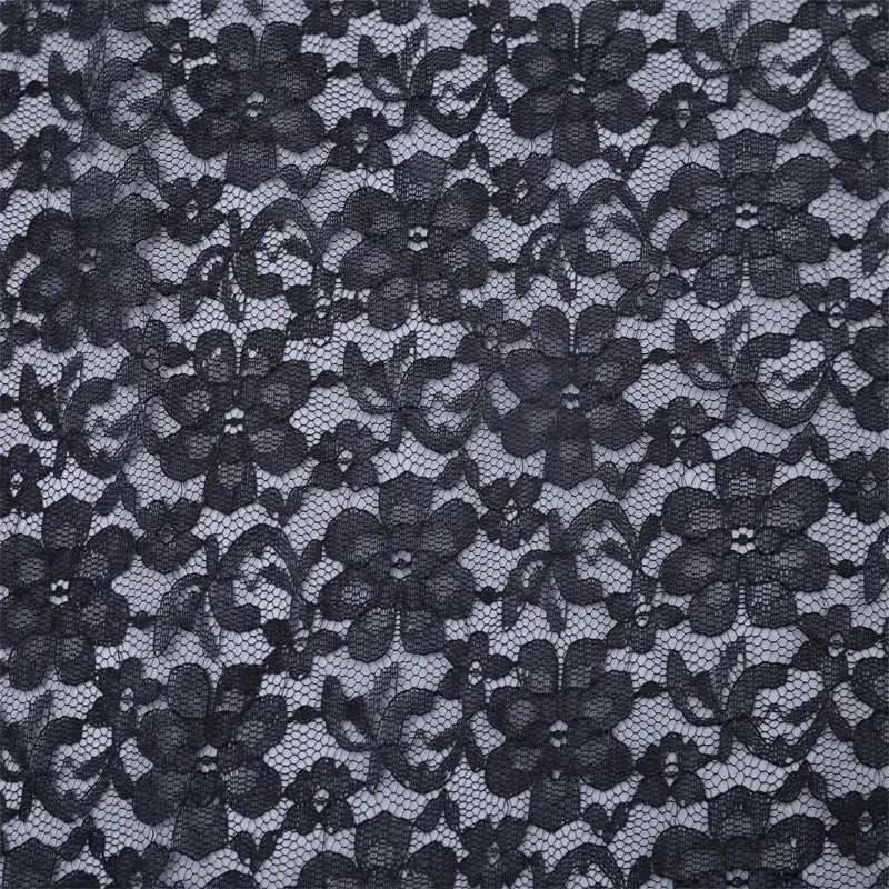 China Fabric for Shirt,Blouse,Skirt,Skirt  Lace Knit Fabric Polyester black color buy from China wholesaler bulk order at wholesale price free worldwide shipping Alibaba