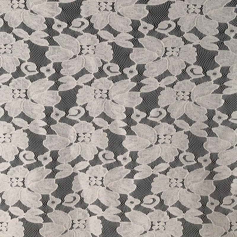 China Fabric for Shirt,T-Shirt,Blouse,Skirt  Lace Knit Fabric Cotton Nylon white color buy from China wholesaler bulk order at wholesale price free worldwide shipping Alibaba