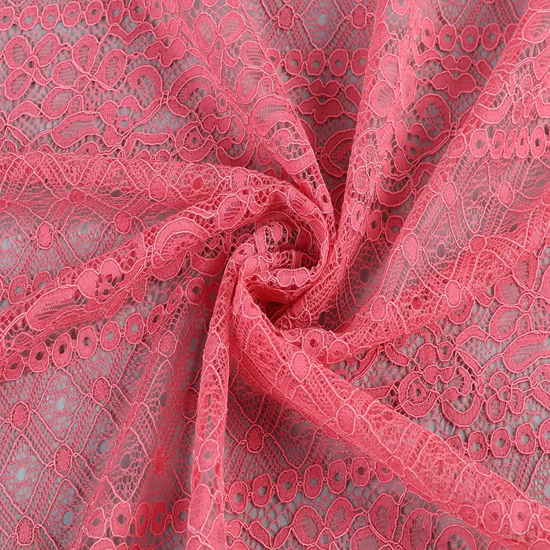 China Fabric for Shirt,Blouse,Skirt,Skirt  Lace Knit Fabric Nylon Cotton Polyester Rayon red color buy from China wholesaler bulk order at wholesale price free worldwide shipping Alibaba