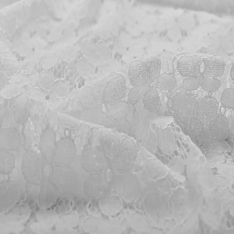 China Fabric for Shirt,Blouse,Skirt,Skirt  Lace Knit Fabric Cotton Nylon Rayon white color buy from China wholesaler bulk order at wholesale price free worldwide shipping Alibaba