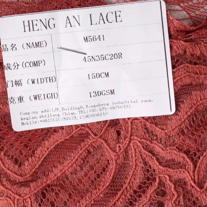 China Fabric for Shirt,Blouse,Skirt,Skirt  Lace Knit Fabric Nylon Cotton Rayon orange color buy from China wholesaler bulk order at wholesale price free worldwide shipping Alibaba