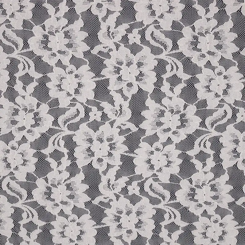 China Fabric for Shirt,Polo Shirt,Blouse,Shirt Long Sleeve Button ,Skirt  Lace Knit Fabric Nylon Spandex white color buy from China wholesaler bulk order at wholesale price free worldwide shipping Alibaba