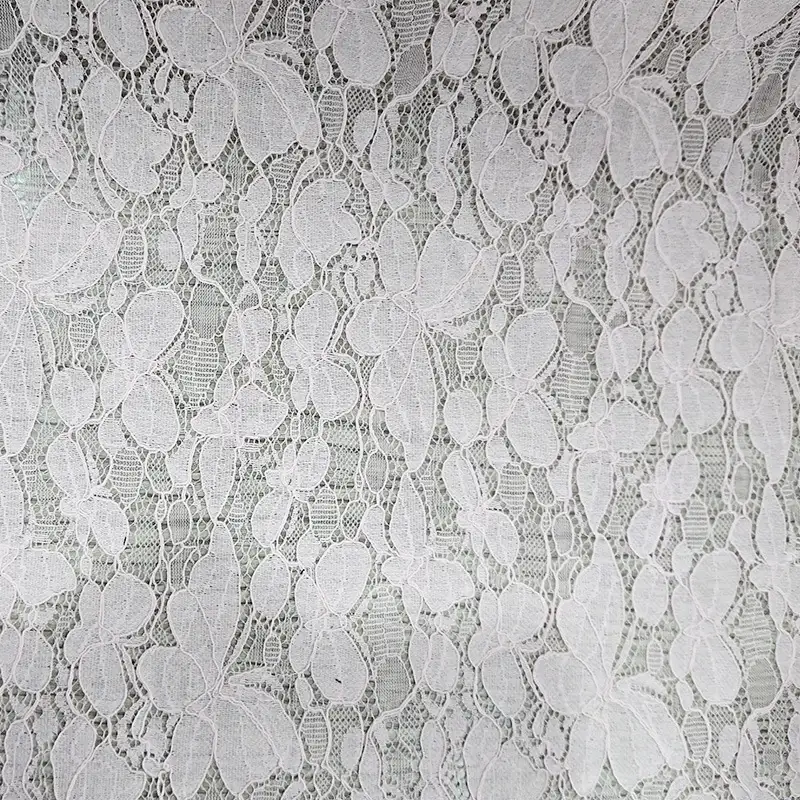 China Fabric for Blouse,Skirt,Shirt Long Sleeve Button ,Dresses (Cardigan Button) ,Skirt  Lace Knit Fabric Cotton Nylon Rayon white color buy from China wholesaler bulk order at wholesale price free worldwide shipping Alibaba