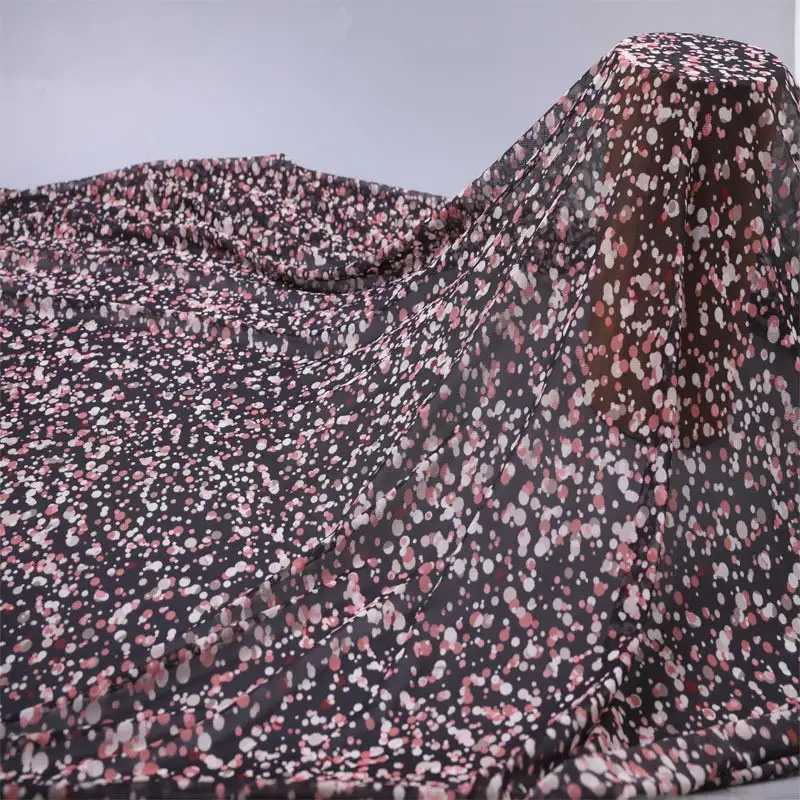 China Fabric for Blouse,Shirt Long Sleeve Button ,Dresses (Cardigan Button) ,Skirt  Lace Knit Fabric Polyester Spandex black color buy from China wholesaler bulk order at wholesale price free worldwide shipping Alibaba