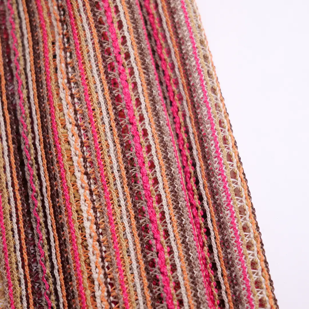 China Fabric for Blouse,Skirt,Shirt Long Sleeve Button ,Dresses (Cardigan Button) ,Skirt  Lace Knit Fabric Polyester pink color buy from China wholesaler bulk order at wholesale price free worldwide shipping Alibaba