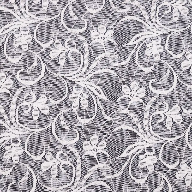 China Fabric for Blouse,Skirt,Shirt Long Sleeve Button  Lace Knit Fabric Nylon Spandex white color buy from China wholesaler bulk order at wholesale price free worldwide shipping Alibaba