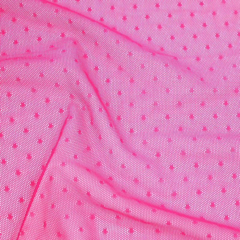 China Fabric for Blouse,Skirt,Shirt Long Sleeve Button ,Dresses (Cardigan Button) ,Skirt  Lace Knit Fabric Nylon Spandex pink color buy from China wholesaler bulk order at wholesale price free worldwide shipping Alibaba
