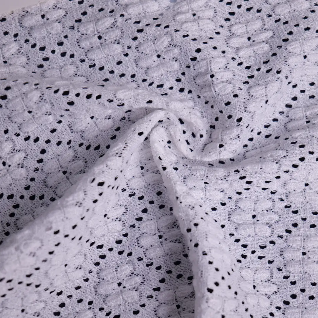 China Fabric for Blouse,Skirt,Shirt Long Sleeve Button ,Dresses (Pullover)  Lace Knit Fabric Polyester Spandex purple color buy from China wholesaler bulk order at wholesale price free worldwide shipping Alibaba