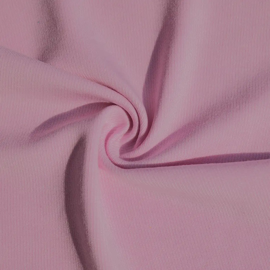 China Fabric for Shirt,Polo Shirt,Crop Top,Lingerie Rib Knit Fabric Acrylic Lyocell Wool Pink color buy from China wholesaler bulk order at wholesale price free worldwide shipping Alibaba