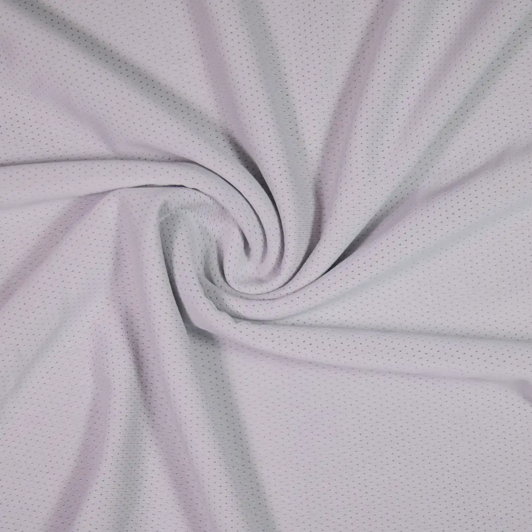 China Fabric for T-Shirt,Polo Shirt,Yoga Clothes,Sports Bras Mesh Knit Fabric Polyester Spandex grey color buy from China wholesaler bulk order at wholesale price free worldwide shipping Alibaba
