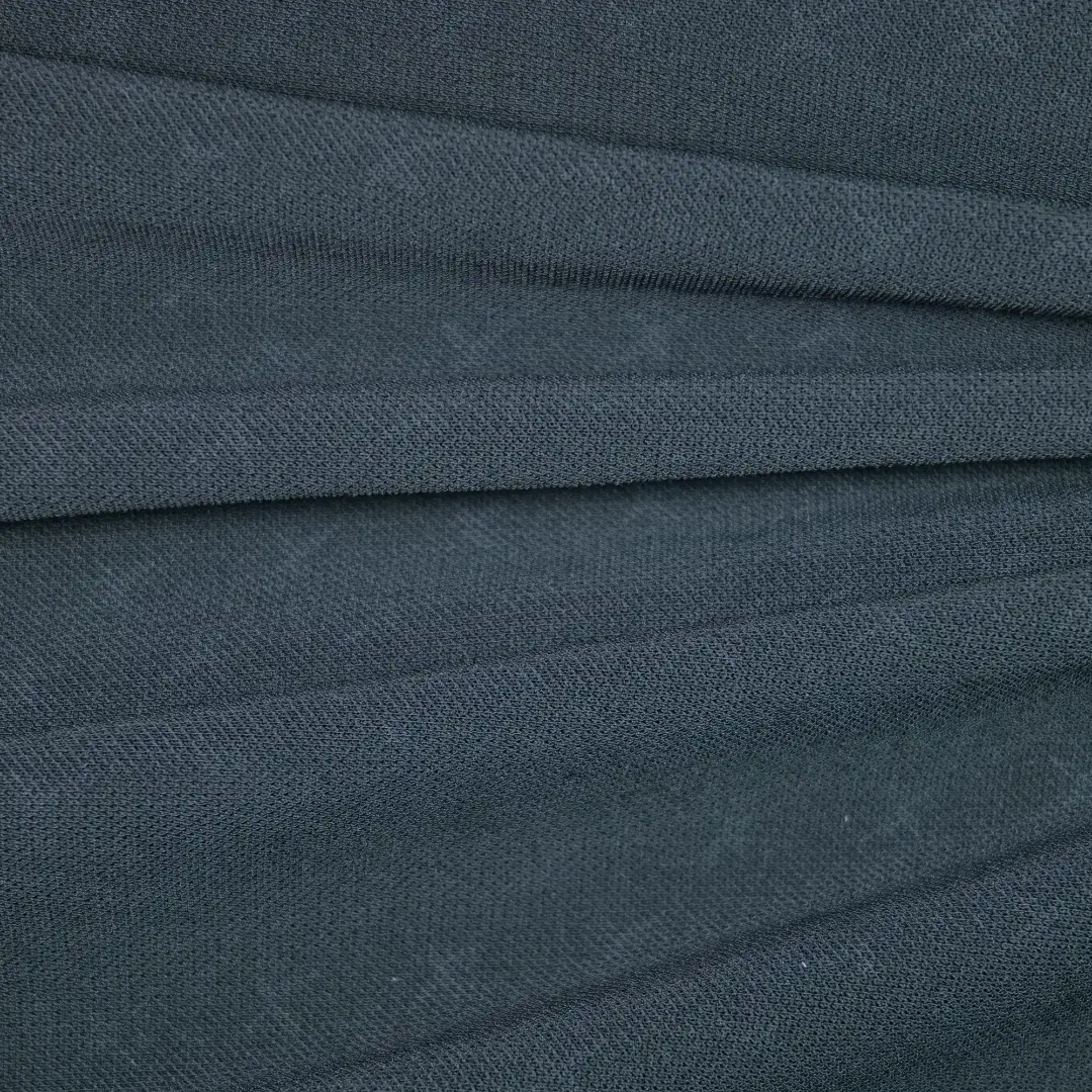 China Fabric for Jackets,Hoodie   Pique Knit Fabric Polyester Spandex Black color buy from China wholesaler bulk order at wholesale price free worldwide shipping Alibaba