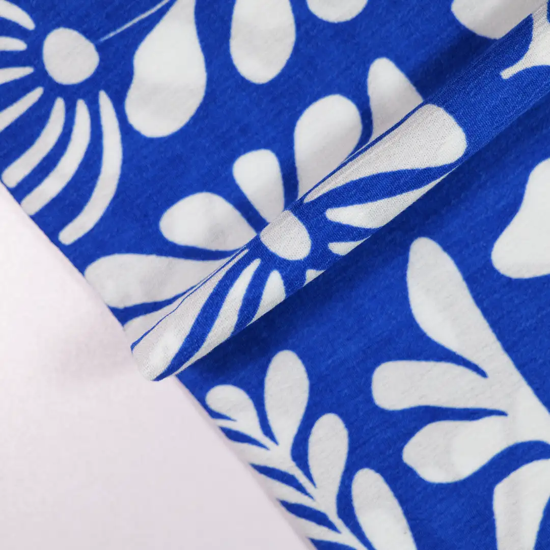 China Fabric for Shirt,Skirt,Backless Beach Dress Poplin Synthetic Woven Fabric Rayon BLUE WHITE color buy from China wholesaler bulk order at wholesale price free worldwide shipping Alibaba