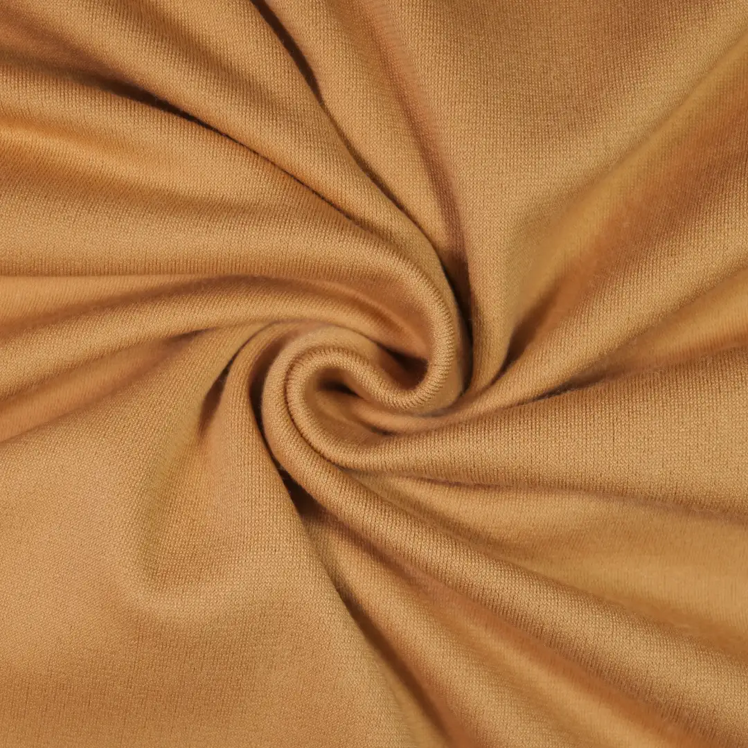 China Fabric for Jackets,Hoodie Fleece Knit Fabric Polyester Spandex khaki color buy from China wholesaler bulk order at wholesale price free worldwide shipping Alibaba