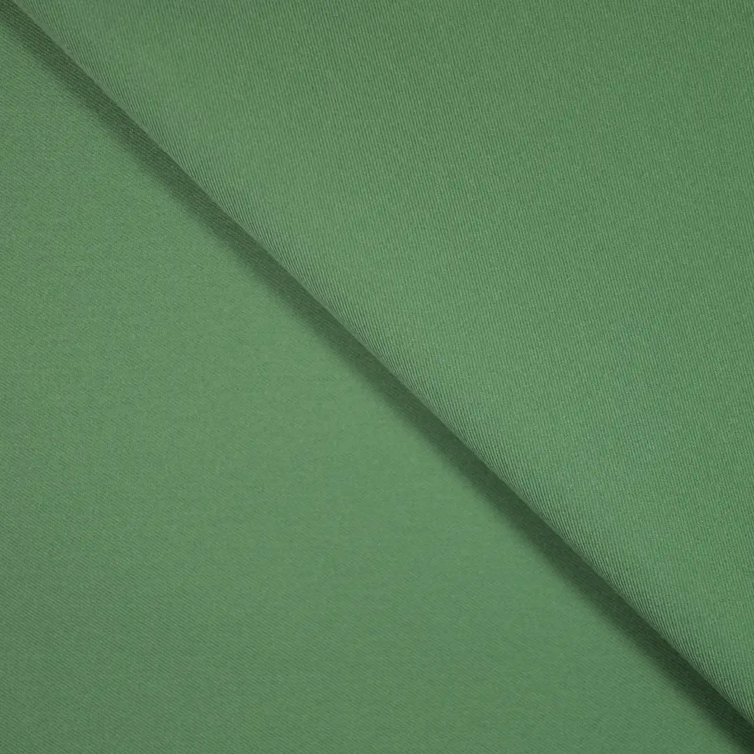 China Fabric for Pants,Suit Trouser,Trench Coat,Skirt  Twill Woven Blended Fabric SORONA Polyester Green color buy from China wholesaler bulk order at wholesale price free worldwide shipping Alibaba