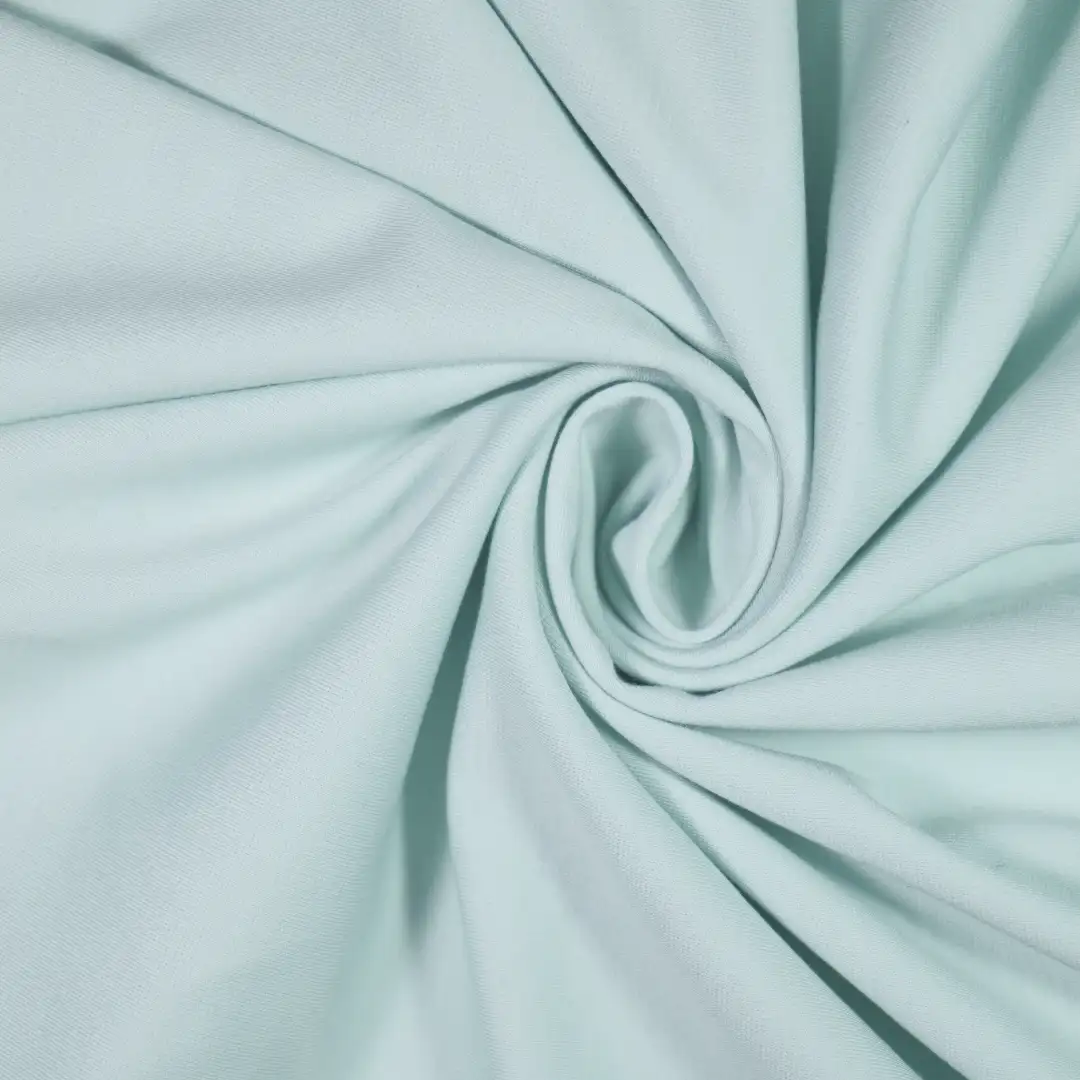 China Fabric for Ladies Vest ,Men’s Vest ,T-shirt ,Polo T-shirt  Ponte Roma Knit Fabric Rayon Poly Lactic Acid（PLA) light blue color buy from China wholesaler bulk order at wholesale price free worldwide shipping Alibaba