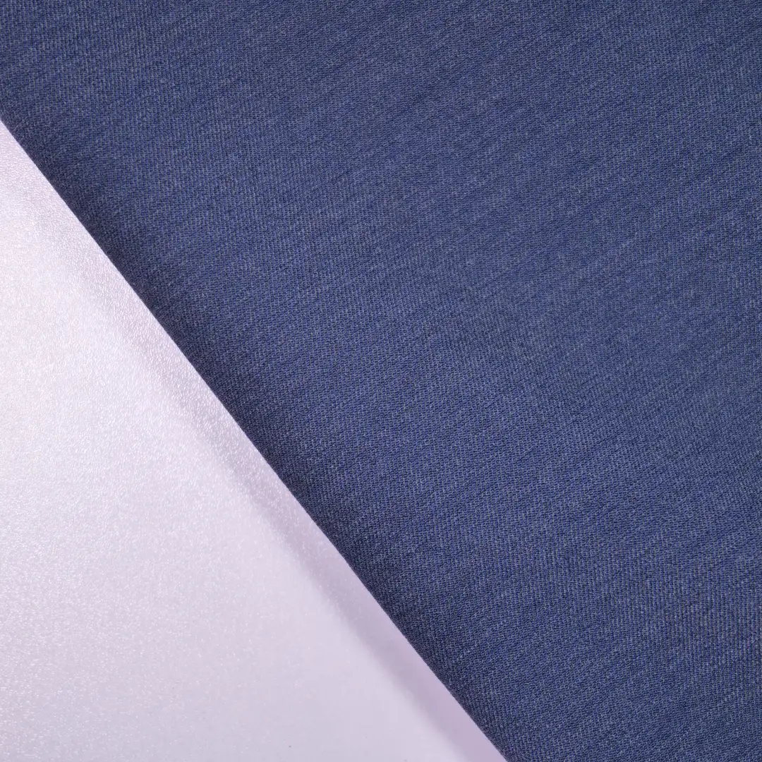 China Fabric for Trench Coat,Suit Polyester/Rayon Plain Woven Blended Fabric Polyester Rayon Spandex Navy color buy from China wholesaler bulk order at wholesale price free worldwide shipping Alibaba