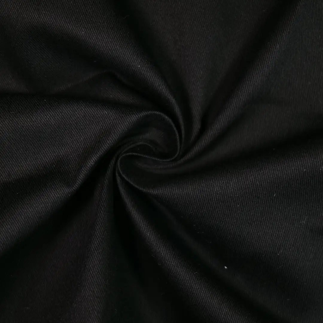 China Fabric for Jackets Cotton Twill Natural Woven Fabric Cotton Black color buy from China wholesaler bulk order at wholesale price free worldwide shipping Alibaba