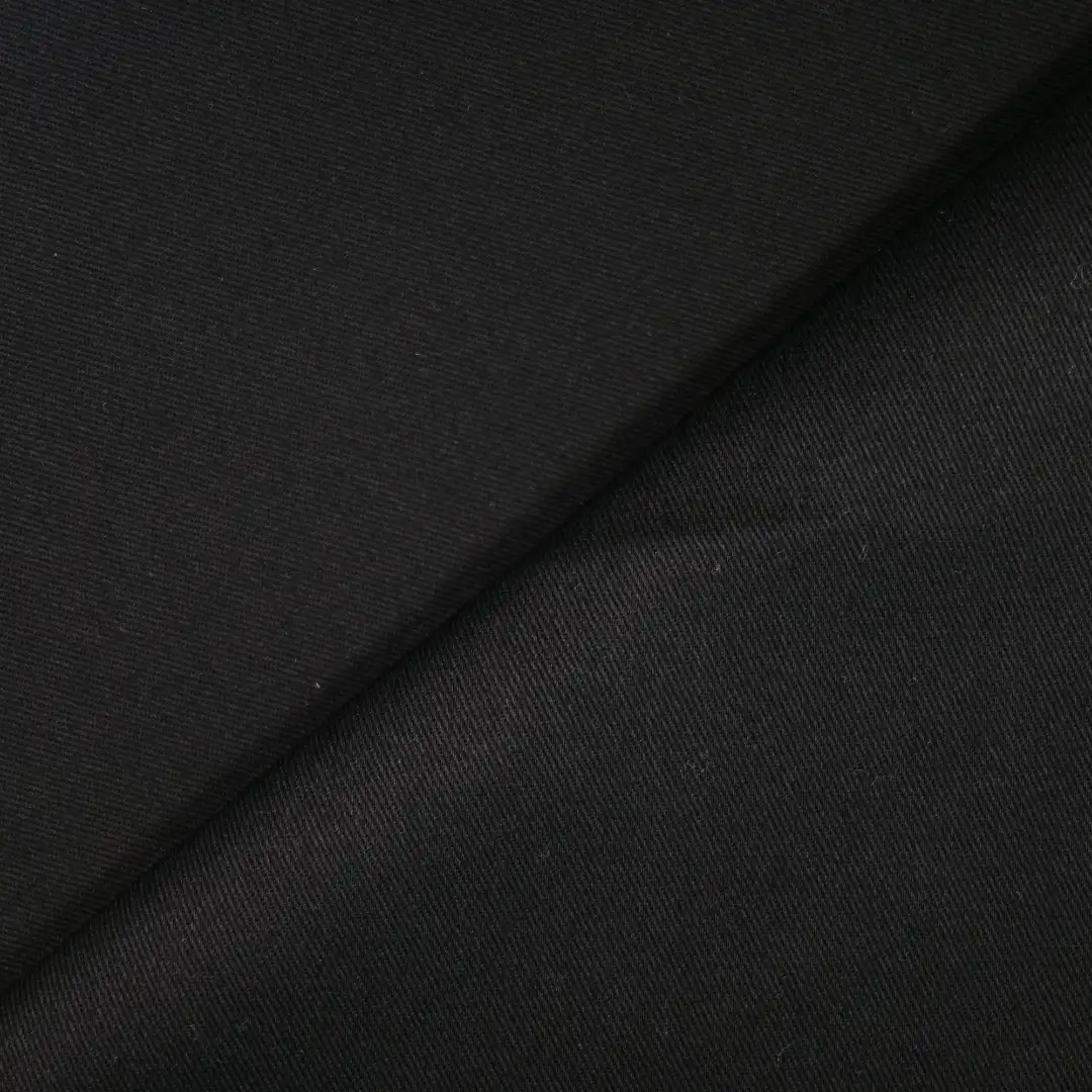 China Fabric for Jackets Cotton Twill Natural Woven Fabric Cotton Black color buy from China wholesaler bulk order at wholesale price free worldwide shipping Alibaba