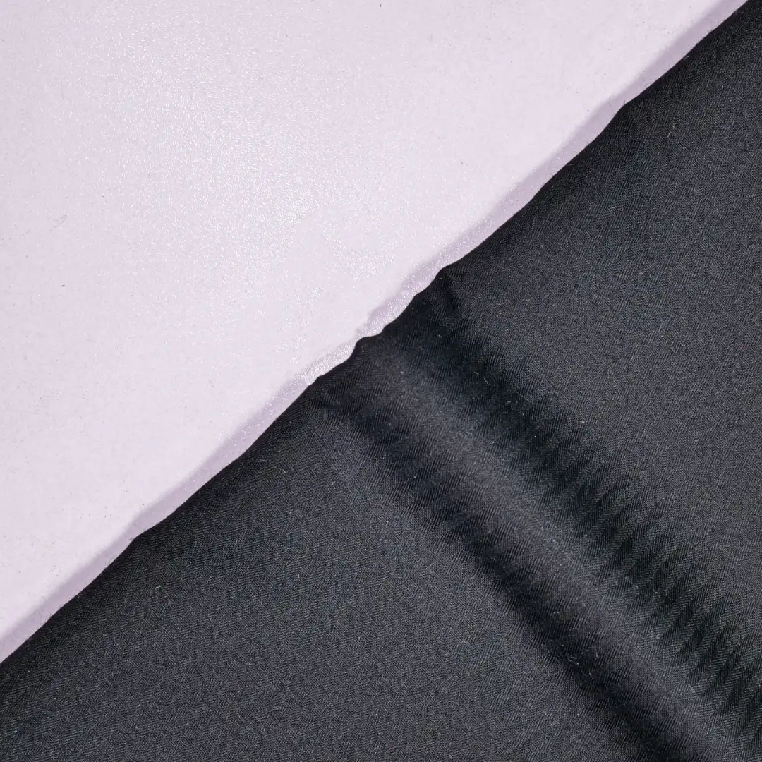China Fabric for Interlining TC Poplin Woven Blended Fabric Polyester Cotton Black color buy from China wholesaler bulk order at wholesale price free worldwide shipping Alibaba
