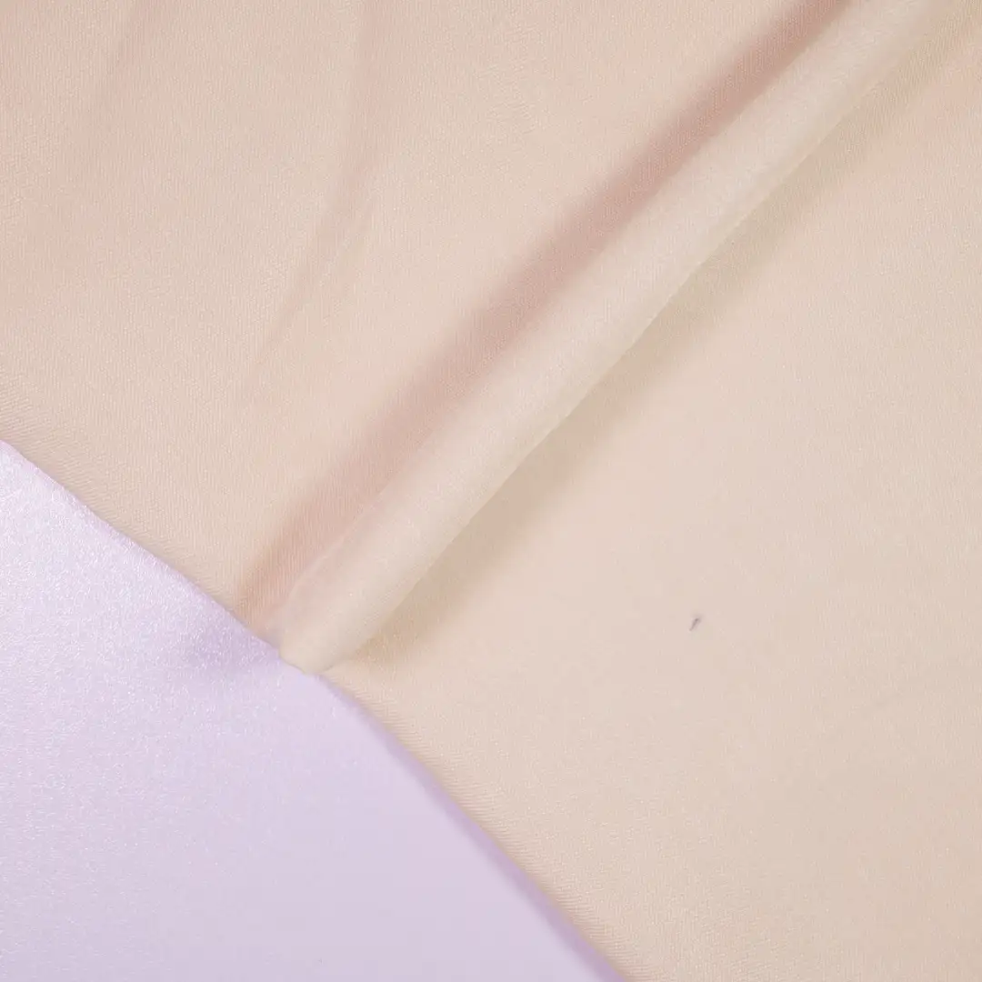 China Fabric for Shirt,Blouse,Crop Top,Skirt Polyester/Rayon Plain Woven Blended Fabric Polyester Rayon Bisque color buy from China wholesaler bulk order at wholesale price free worldwide shipping Alibaba