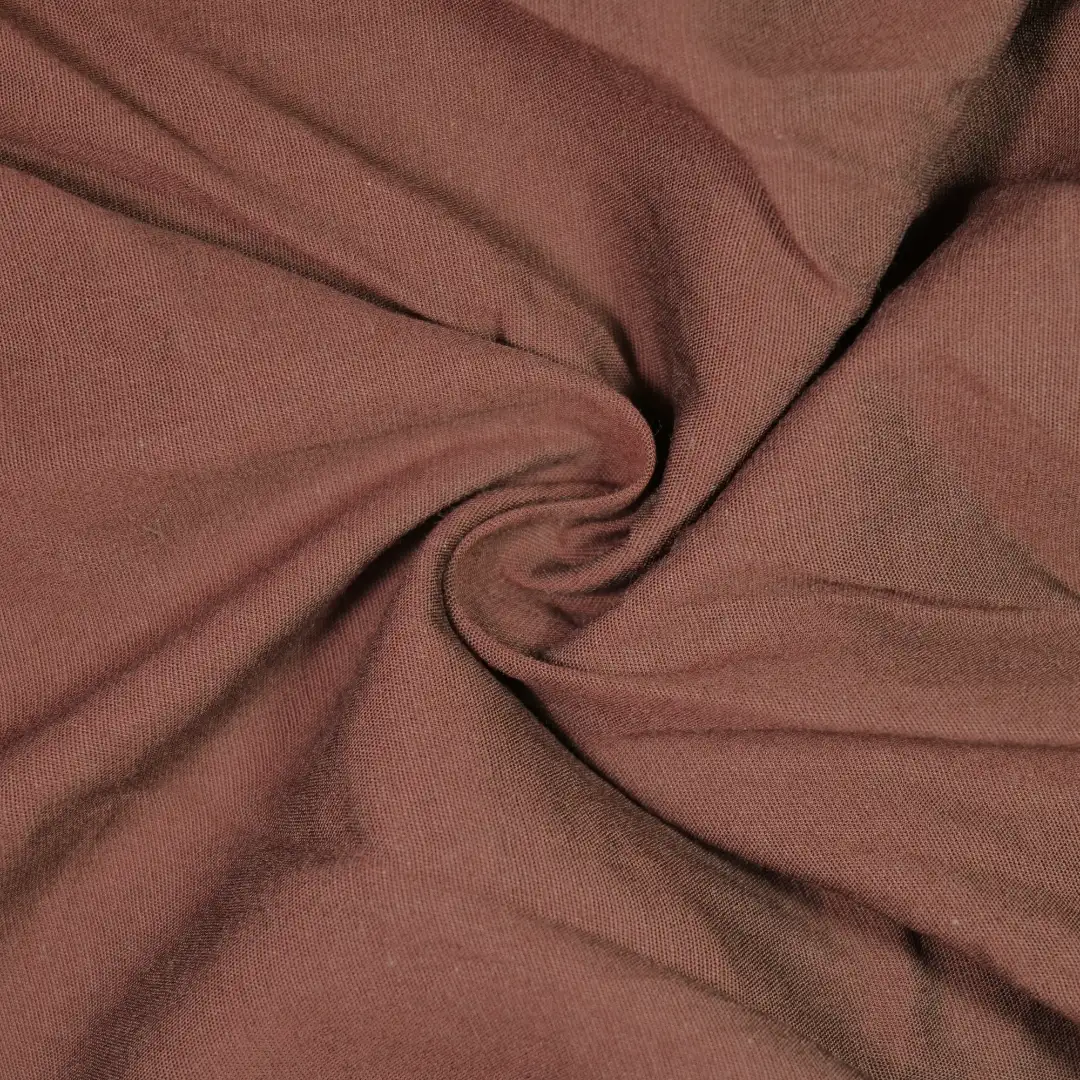 China Fabric for Polo Shirt,Blouse,Skirt Cotton/Rayon Plain Woven Blended Fabric Cotton Rayon Nylon Brown color buy from China wholesaler bulk order at wholesale price free worldwide shipping Alibaba