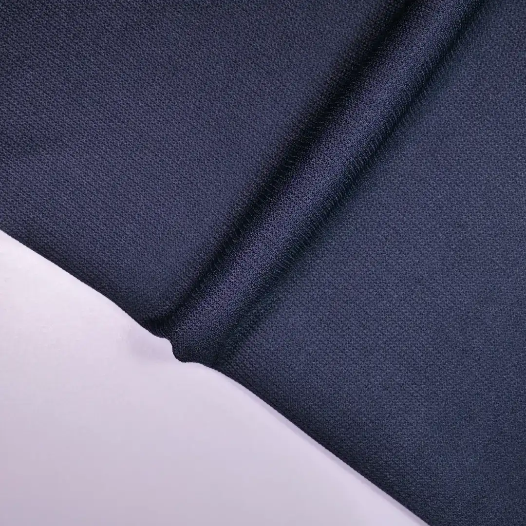 China Fabric for Skirt,Hoodie,Womens Paneled Tank Dress,Womens Asymmetrical Ruffled Skirt,Womens Belted Balloon Skirt Jacquard Knit Fabric Polyester Navy color buy from China wholesaler bulk order at wholesale price free worldwide shipping Alibaba