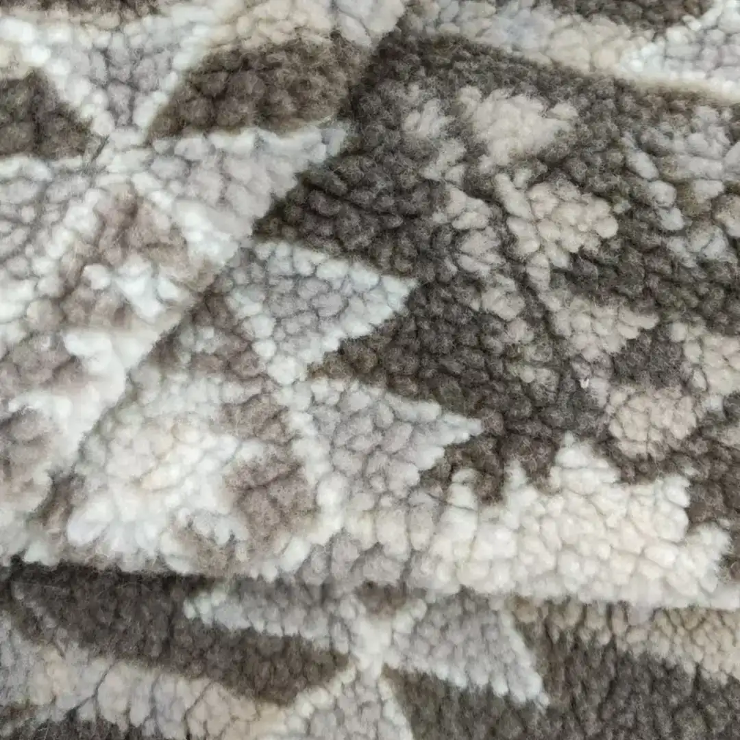 China Fabric for Jackets,Hoodie,Padded Jacket Sherpa Knit Fabric Polyester brown color buy from China wholesaler bulk order at wholesale price free worldwide shipping Alibaba