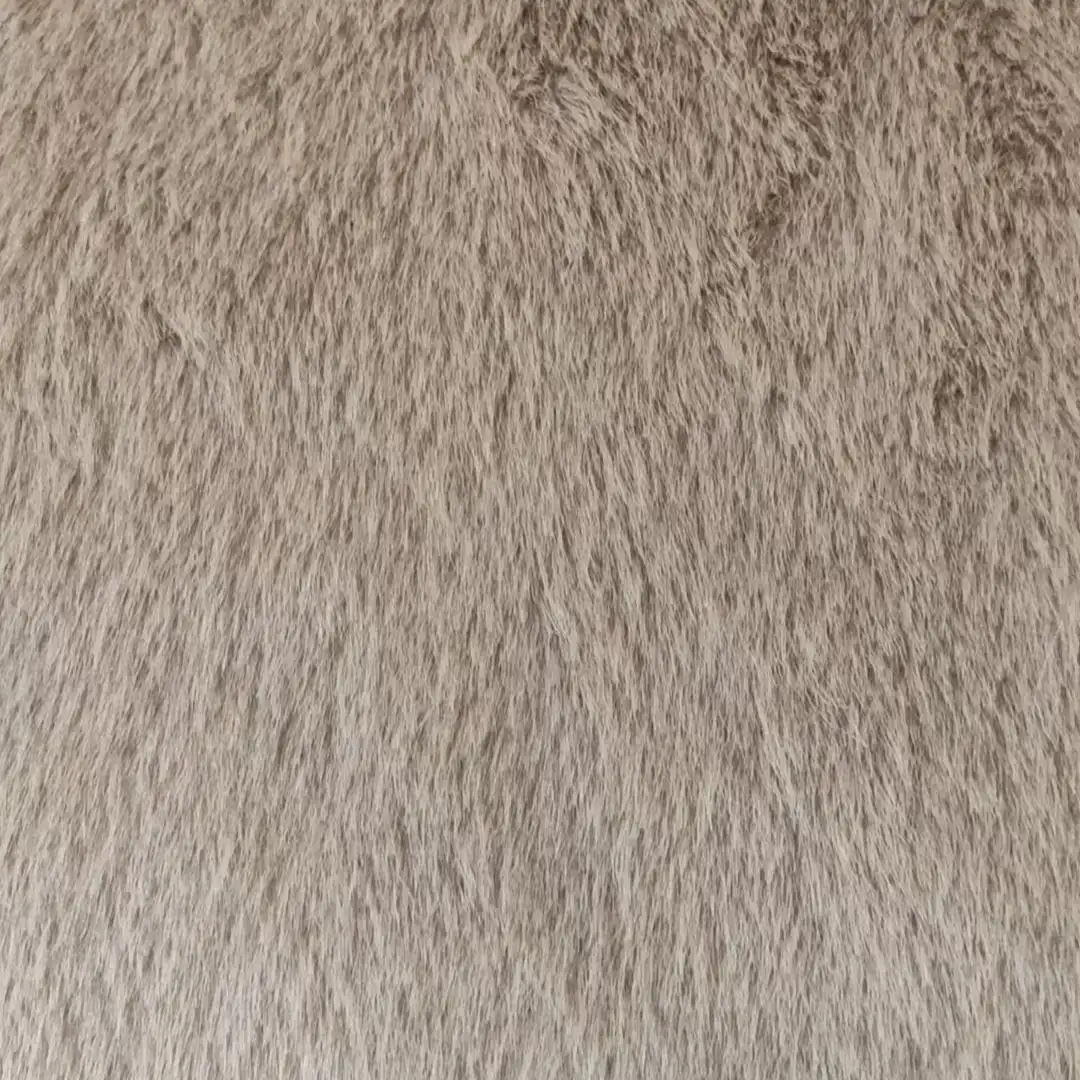 China Fabric for Jackets,Hoodie  ,Waist coat Fake Fur Knit Fabric Polyester brown color buy from China wholesaler bulk order at wholesale price free worldwide shipping Alibaba