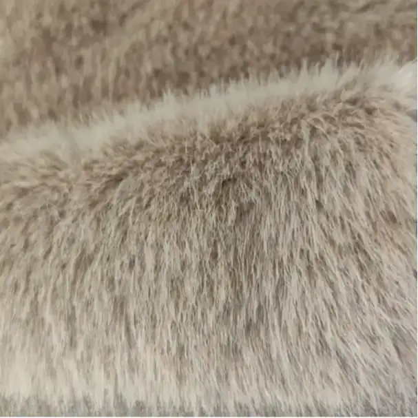 China Fabric for Jackets,Hoodie  ,Waist coat Fake Fur Knit Fabric Polyester brown color buy from China wholesaler bulk order at wholesale price free worldwide shipping Alibaba