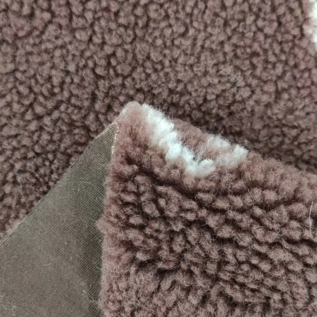 China Fabric for Jackets Bonded fabric Bonded fabric Polyester brown color buy from China wholesaler bulk order at wholesale price free worldwide shipping Alibaba