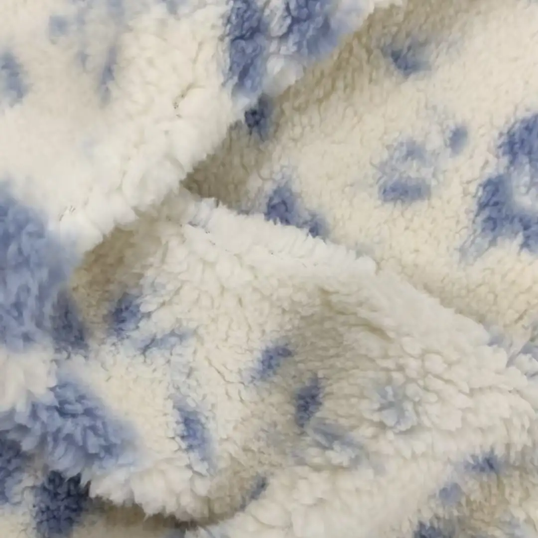 China Fabric for Hoodie,Padded Jacket Coral Fleece Knit Fabric Polyester blue color buy from China wholesaler bulk order at wholesale price free worldwide shipping Alibaba