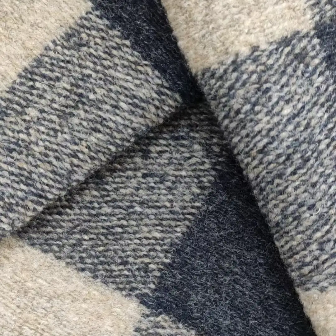 China Fabric for Jackets,Hoodie,Overcoat Knit Woolen Fabric Woolen Wool Polyester blue color buy from China wholesaler bulk order at wholesale price free worldwide shipping Alibaba
