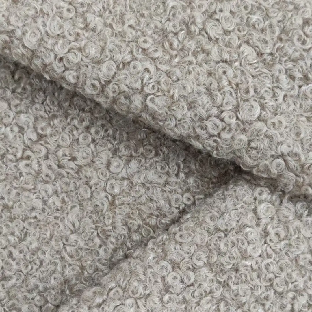 China Fabric for Jackets,Padded Jacket,Overcoat,Full-Zipper Cardigan  Knit Woolen Fabric Woolen Polyester brown color buy from China wholesaler bulk order at wholesale price free worldwide shipping Alibaba