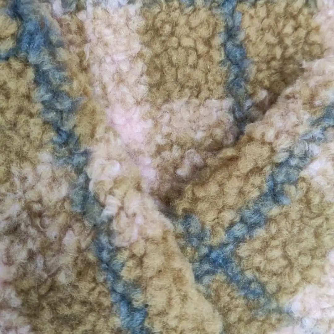 China Fabric for Jackets,Hoodie,Padded Jacket,Overcoat,Full-Zipper Cardigan  Sherpa Knit Fabric Wool Acrylic Polyester pink color buy from China wholesaler bulk order at wholesale price free worldwide shipping Alibaba