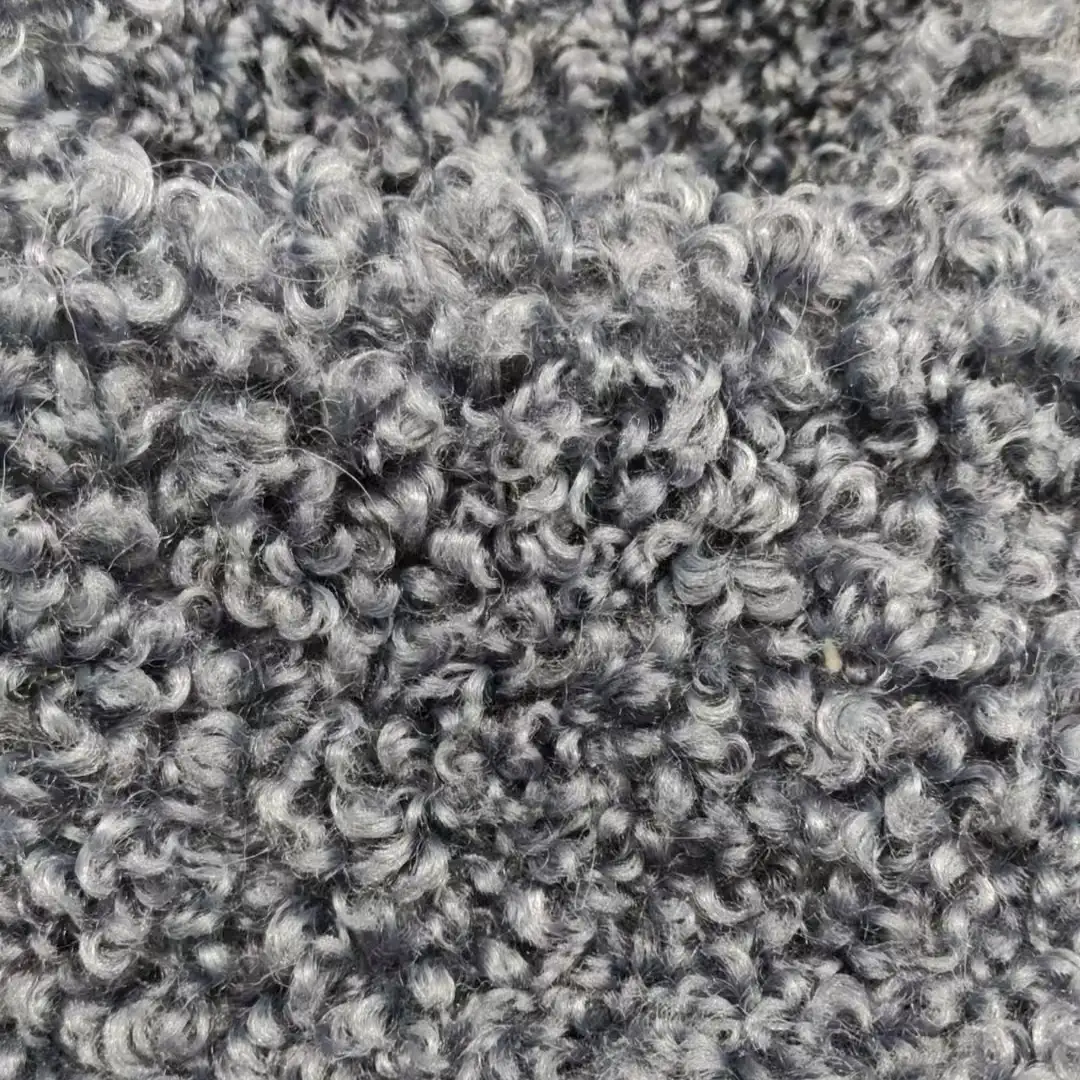 China Fabric for Jackets,Hoodie,Overcoat Teddy Knit Fabric Polyester blue color buy from China wholesaler bulk order at wholesale price free worldwide shipping Alibaba