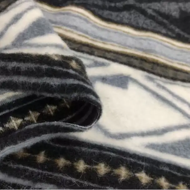 China Fabric for Jackets,Hoodie,Overcoat Knit Woolen Fabric Woolen Wool Polyester blue color buy from China wholesaler bulk order at wholesale price free worldwide shipping Alibaba