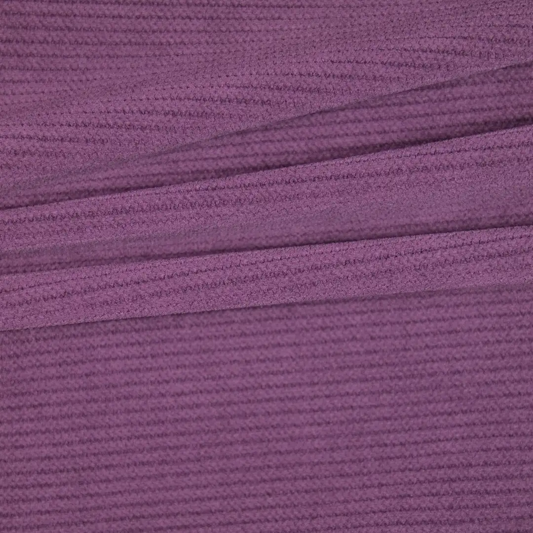 China Fabric for Jackets,Skirt,Full-Zipper Cardigan ,Knitted Jacket ,Hoodie  ,Knitted Trousers  knitted Corduroy Knit Fabric Polyester Spandex Purple color buy from China wholesaler bulk order at wholesale price free worldwide shipping Alibaba