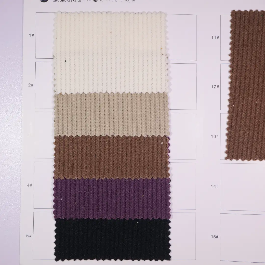 China Fabric for Jackets,Skirt,Full-Zipper Cardigan ,Knitted Jacket ,Hoodie  ,Knitted Trousers  knitted Corduroy Knit Fabric Polyester Spandex Purple color buy from China wholesaler bulk order at wholesale price free worldwide shipping Alibaba